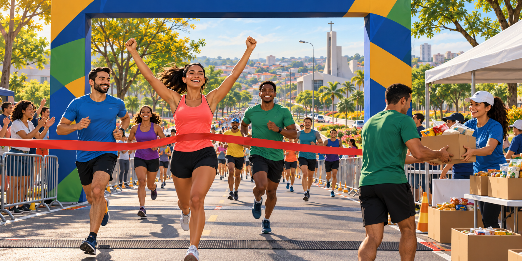Corrida do Servidor reúne mais de 300 pessoas em Senador Canedo